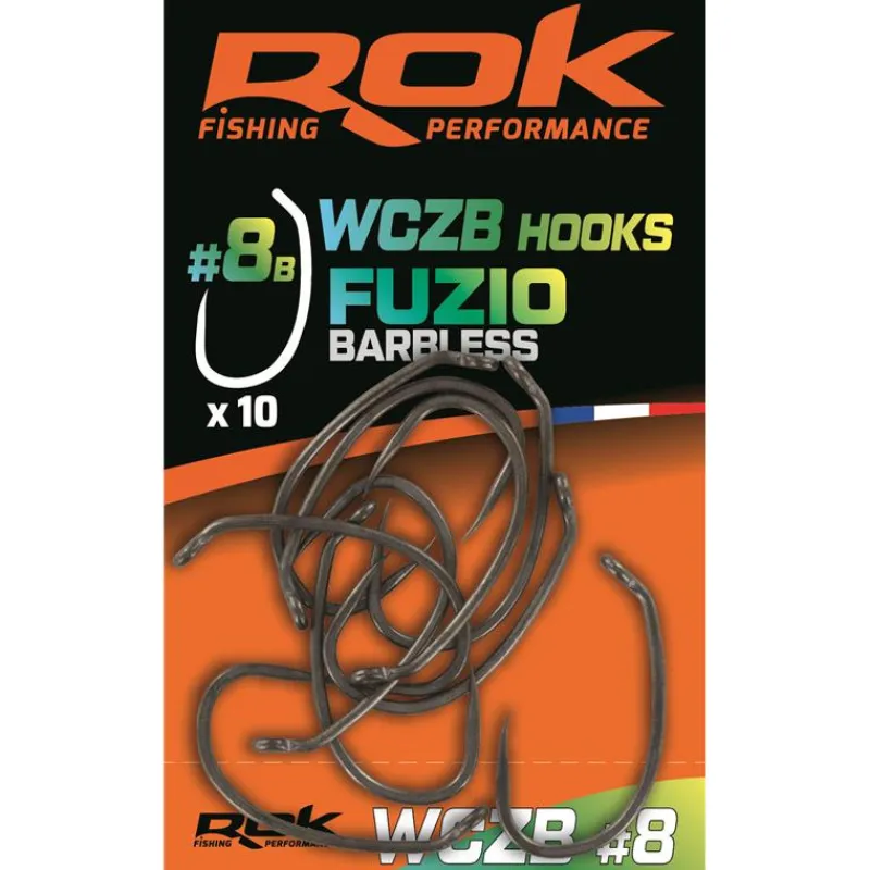 Rok Fishing Hameçon Carpe Fuzio Barbless * Montages Carpe