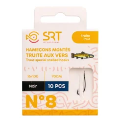 SRT Hameçon Monté Truite Special Vers * Petit Matériel