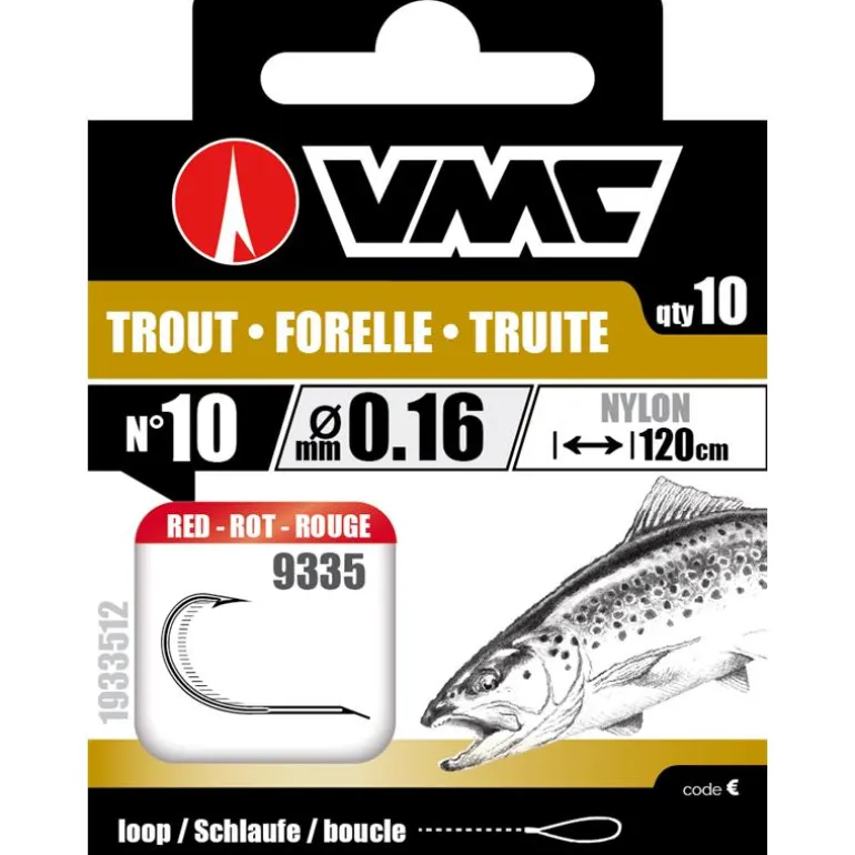 Hameçon Monté Vmc Trout Red