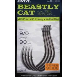 BKK Hameçon Simple Beastly Cat * Montage Silure