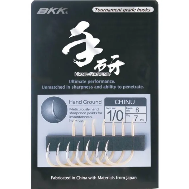 BKK Hameçon Simple Chinu Hand Ground * Hameçons