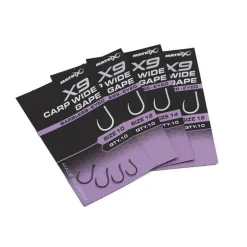 Fox Matrix Hameçon Simple X9 Carp Wide Gape * Feeder