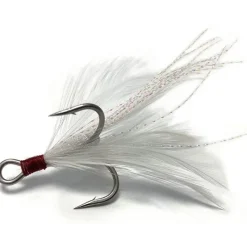 Ever Green Hameçon Triple Treble Magic Feather * Hameçons