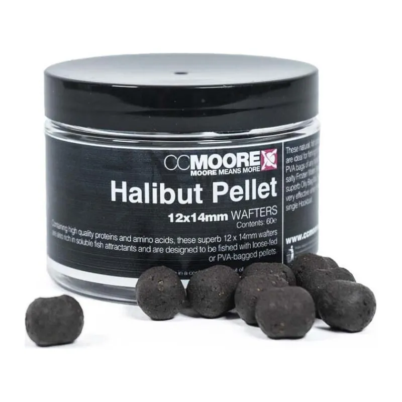 CC Moore Hookbait Halibut Pellet Wafters * Appâts Carpe