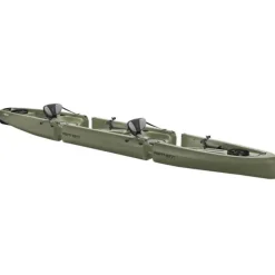 Point 65°N Kayak Mojito Angler Duo Sit-On-Top Modulable - Vert * Canoës & Kayaks De Pêche