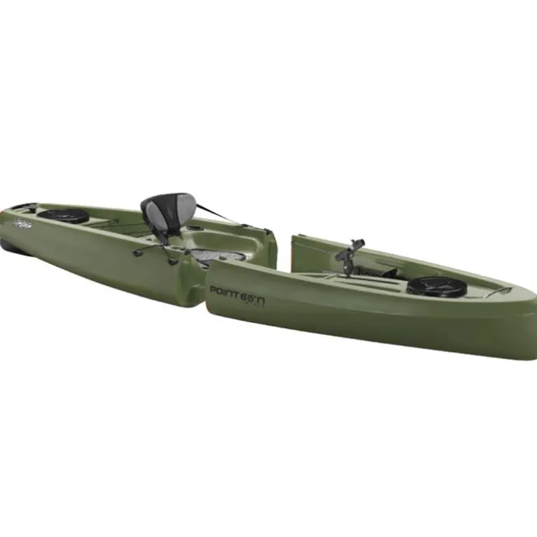 Kayak Point 65°N Mojito Angler Solo Sit-On-Top Modulable - Vert