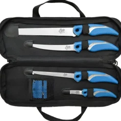 Cuda Kit 4 Couteaux + 1 Affuteur + Sac * Outillage