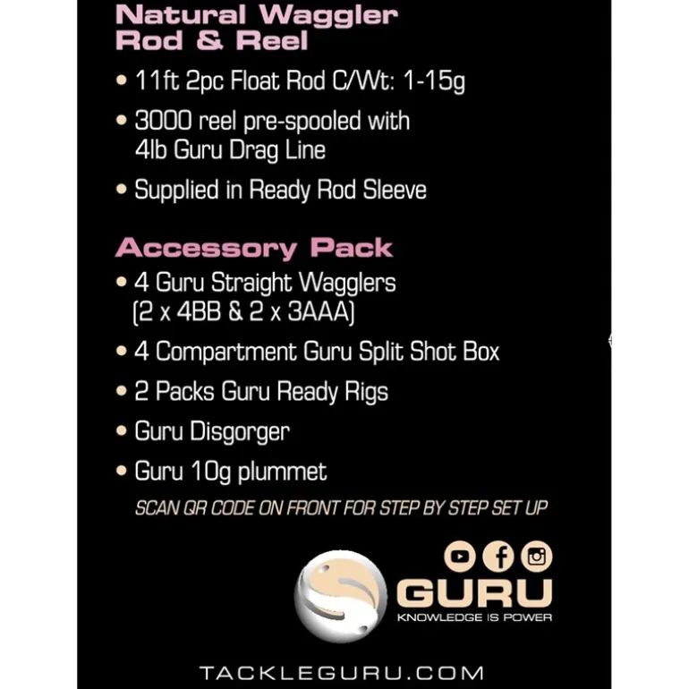 Kit De Pêche Guru Float Rod & Reel Combo