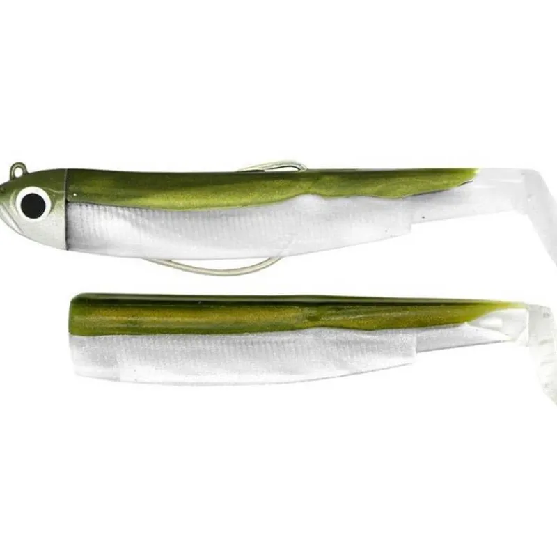 Fiiish Kit Leurre Souple Arme Combo Black Minnow 70 + Tete Plombee Shore * Leurres Carnassiers|Leurres Mer