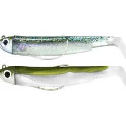 Fiiish Kit Leurre Souple Arme Double Combo Black Minnow 70 + Tete Plombee Shore * Leurres Carnassiers|Leurres Mer