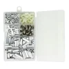 Kit Montage Explorer Tackle Sleeve Simples Ovales Alu + Cosses