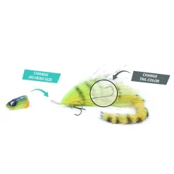 Bim Tackle Leurre Coulant Crazy Rabbit Deep - 53G * Leurres Carnassiers