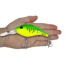 Leurre Flottant Black Cat Baby Cranker - 12Cm