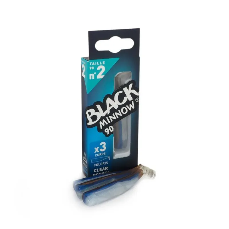 Fiiish Leurre Souple Black Minnow 90 - Par 3 * Leurres Carnassiers|Leurres Mer