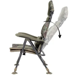 Trakker Levelchair Levelite Camo Longback Recliner * Bivouac