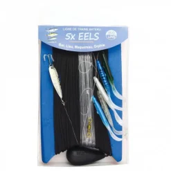 Flashmer Ligne De Traine Bateau 5X Eels + Kit - Ecoline * Lignes Montées