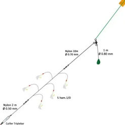 Flashmer Ligne De Traine Ecoline Albatros * Lignes Montées