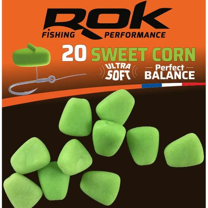 Rok Fishing Mais Artificiel Ultra Soft Sweet Corn Perfect Balance * Appâts Carpe