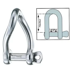 Wichard Manille Autobloquante Torse * Ancres