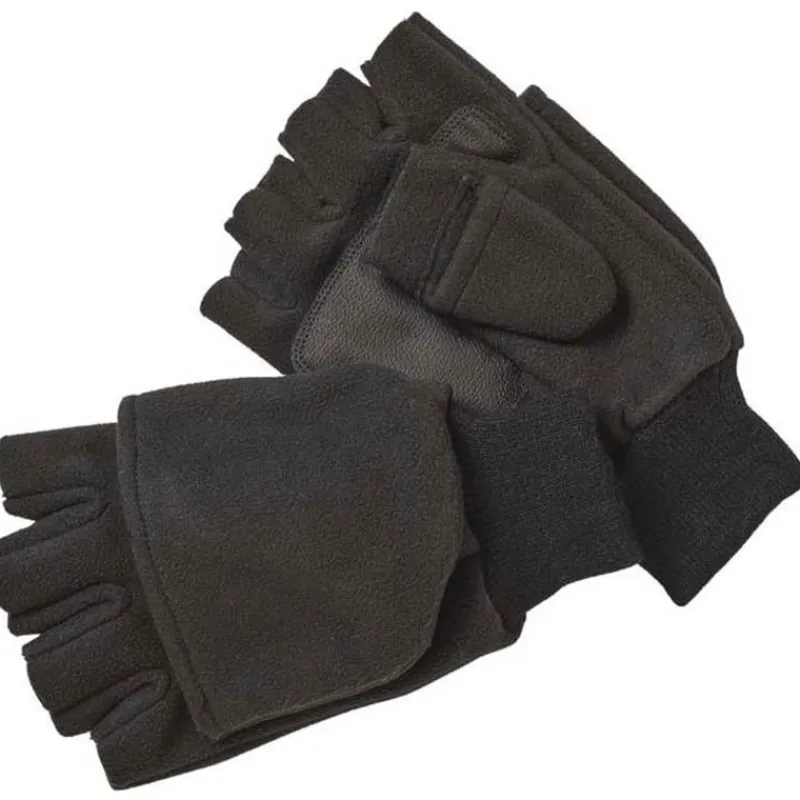 Kinetic Mitaines Polaire Wind Stop - Noir * Bonnets, Tours De Cou & Gants