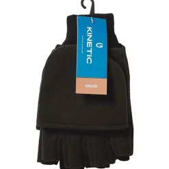 Kinetic Mitaines Polaire Wind Stop - Noir * Bonnets, Tours De Cou & Gants