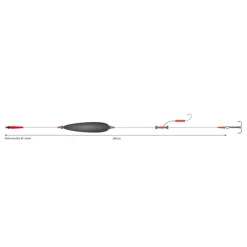 Mikado Montage Mono Catfish Set Iii Big Bait Ready Rig * Montage Silure