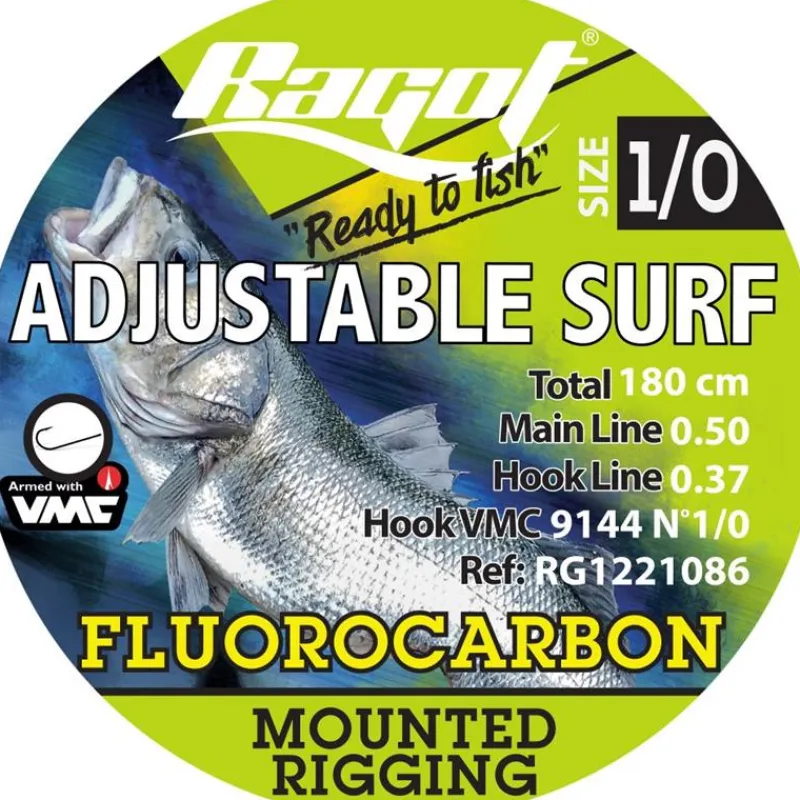 Ragot Montage Surf Adjustable Surf Rig * Lignes Montées