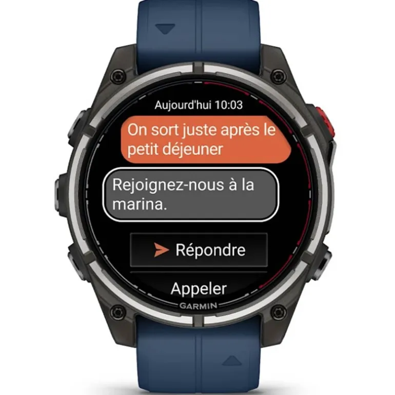 Montre Connectée Gps Garmin Quatix 8 Pro Avec Écran Amoled