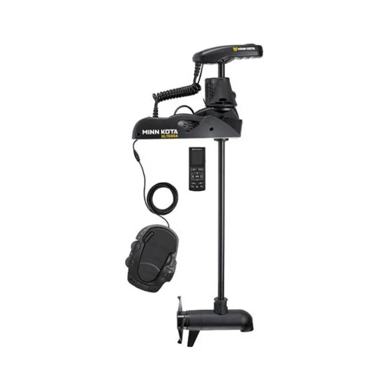 Moteur Electrique Minn Kota Ulterra 112Lbs Gps Avec Télécommande Wireless Avec Pédale Et Sonde Intégrée Dsc