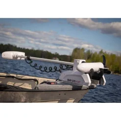 Rhino Moteur Électrique Bmr Gps Nxt 65Longshaft 12V ElectricOutboard Motor White * Moteurs Électriques Bateau