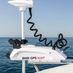 Rhino Moteur Électrique Bmr Gps Nxt 65Longshaft 12V ElectricOutboard Motor White * Moteurs Électriques Bateau