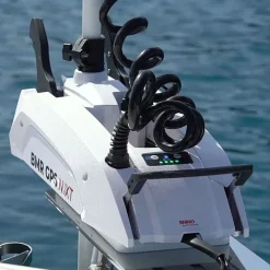 Rhino Moteur Électrique Bmr Gps Nxt 65Longshaft 12V ElectricOutboard Motor White * Moteurs Électriques Bateau