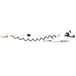 Rhino Moteur Électrique Bmr Gps Nxt 65Longshaft 12V ElectricOutboard Motor White * Moteurs Électriques Bateau