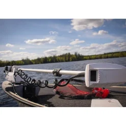 Rhino Moteur Électrique Bmr Gps Nxt 65Longshaft 12V ElectricOutboard Motor White * Moteurs Électriques Bateau
