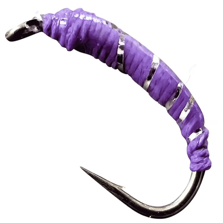 Mouche Vesuna Chiro - Violet Tinsel Argent