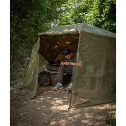 Fox Moustiquaire Pour Parapluie 60” Khaki Mozzy Mesh * Bivouac