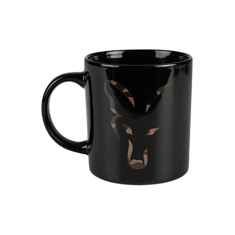 Fox Mug Black & Camo Head Ceramic Mug * Bivouac