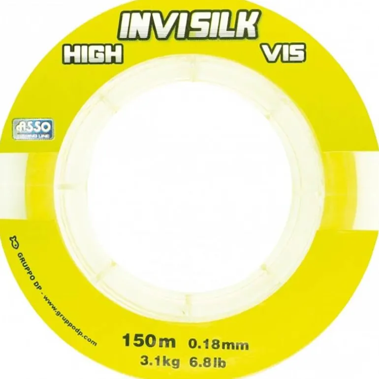 Nylon Asso Invisilk - Fluo Jaune - 150M