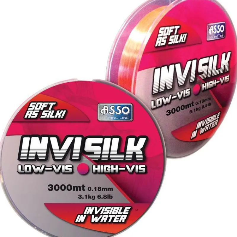 Asso Nylon Invisilk Rose * Tresses - Fils - Bdl Mer|Fils Truite
