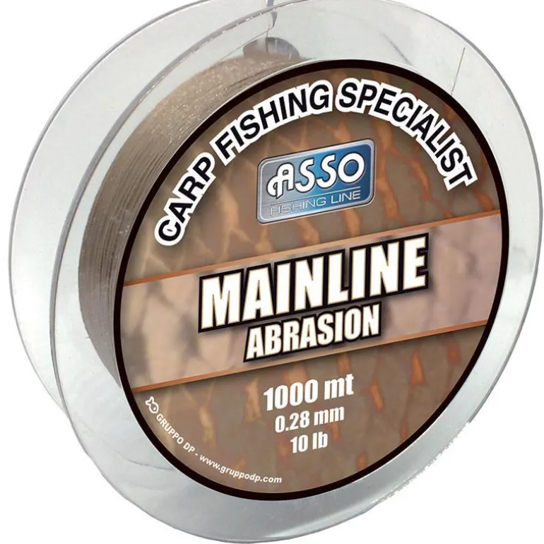 Nylon Carpe Asso Mainline Abrasion 1000M - Marron