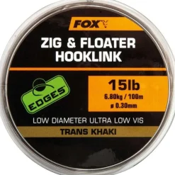 Fox Nylon Edges Zig & Floater Hooklink - 100M * Montages Carpe