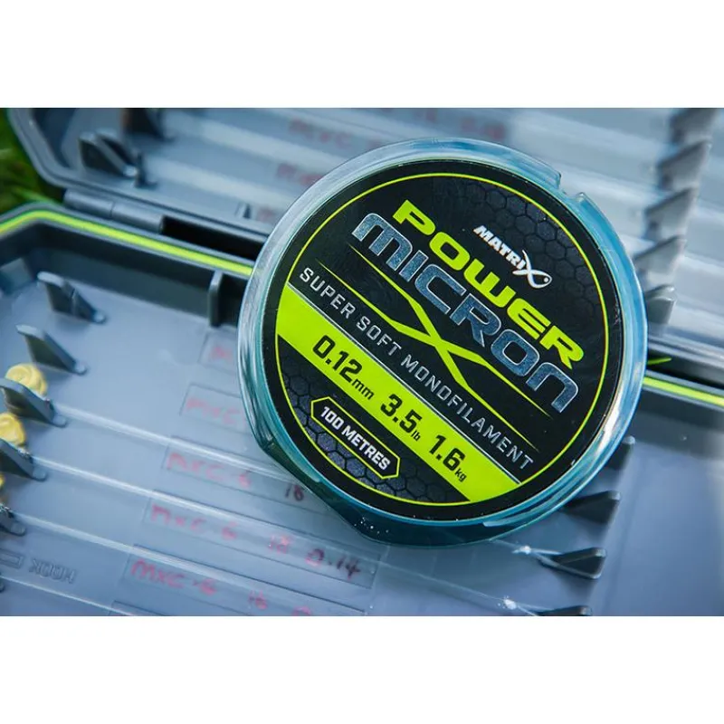 Fox Matrix Nylon Power Micron X - 100M * Fils - Tresses Coup & Anglaise