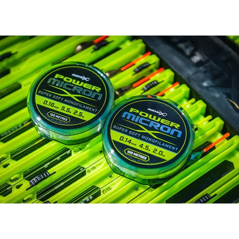 Fox Matrix Nylon Power Micron X - 100M * Fils - Tresses Coup & Anglaise
