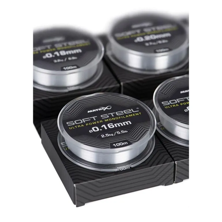 Nylon Fox Matrix Soft Steel Ultra Power Monofilament - 100M
