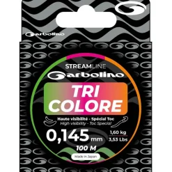 Garbolino Nylon Streamline Toc Tri-Colore - 100M * Fils Truite