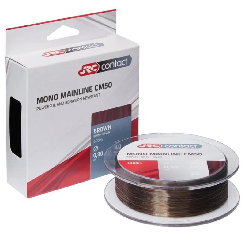 JRC Nylon Contact Cm50 Brown - 600M * Fils - Tresses Carpe