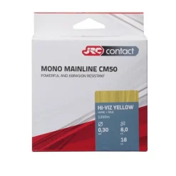 JRC Nylon Contact Cm50 Hviz Yellow - 600M * Fils - Tresses Carpe