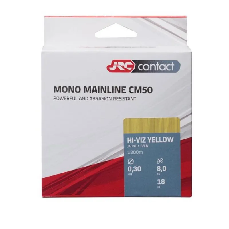 JRC Nylon Contact Cm50 Hviz Yellow - 600M * Fils - Tresses Carpe