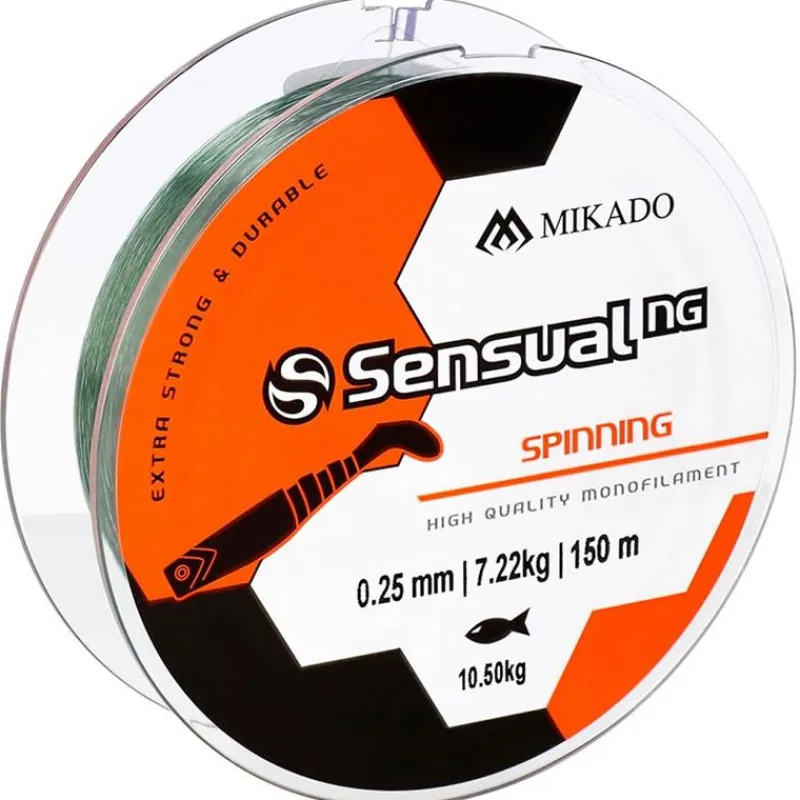 Mikado Nylon Sensual Ng Spinning - Vert Hi-Viz - 150M * Fils - Tresses - Bdl Carnassier
