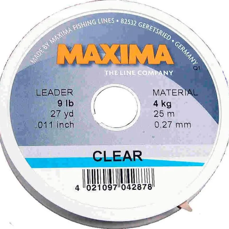 Maxima Nylon Mouche Clear - Transparent * Fils Mouche|Fils - Tresses - Bdl Carnassier
